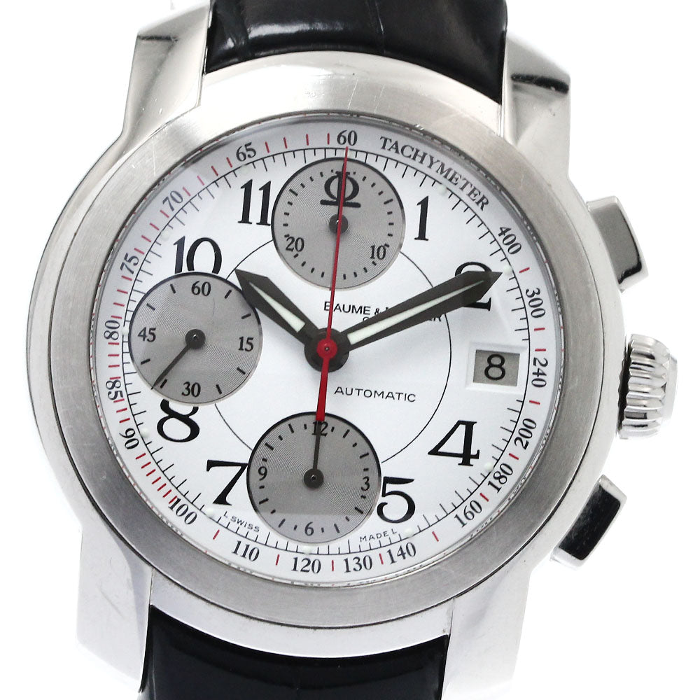 Baume & Mercier Cape Land MV045216 Chronograph Date White / Silver Dial Automatic Men's Watch_880281