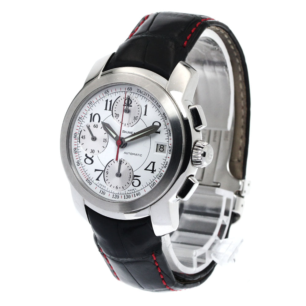 Baume & Mercier Cape Land MV045216 Chronograph Date White / Silver Dial Automatic Men's Watch_880281
