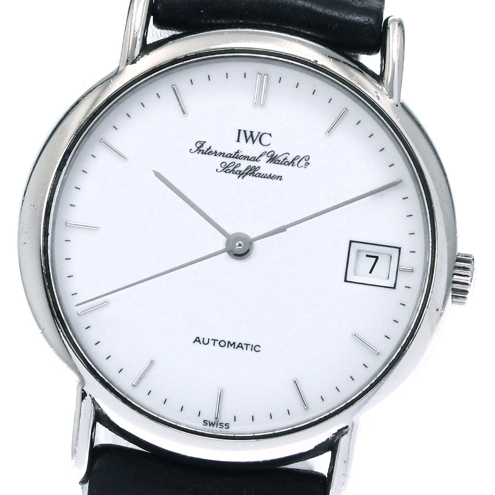 IWC SCHAFFHAUSEN Portofino IW351324 Date white Dial Automatic Men's Watch_880305