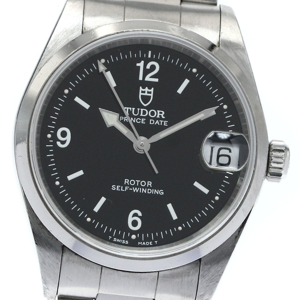 TUDOR Prince Date 72000 Black Dial Automatic Boy's Watch_880312