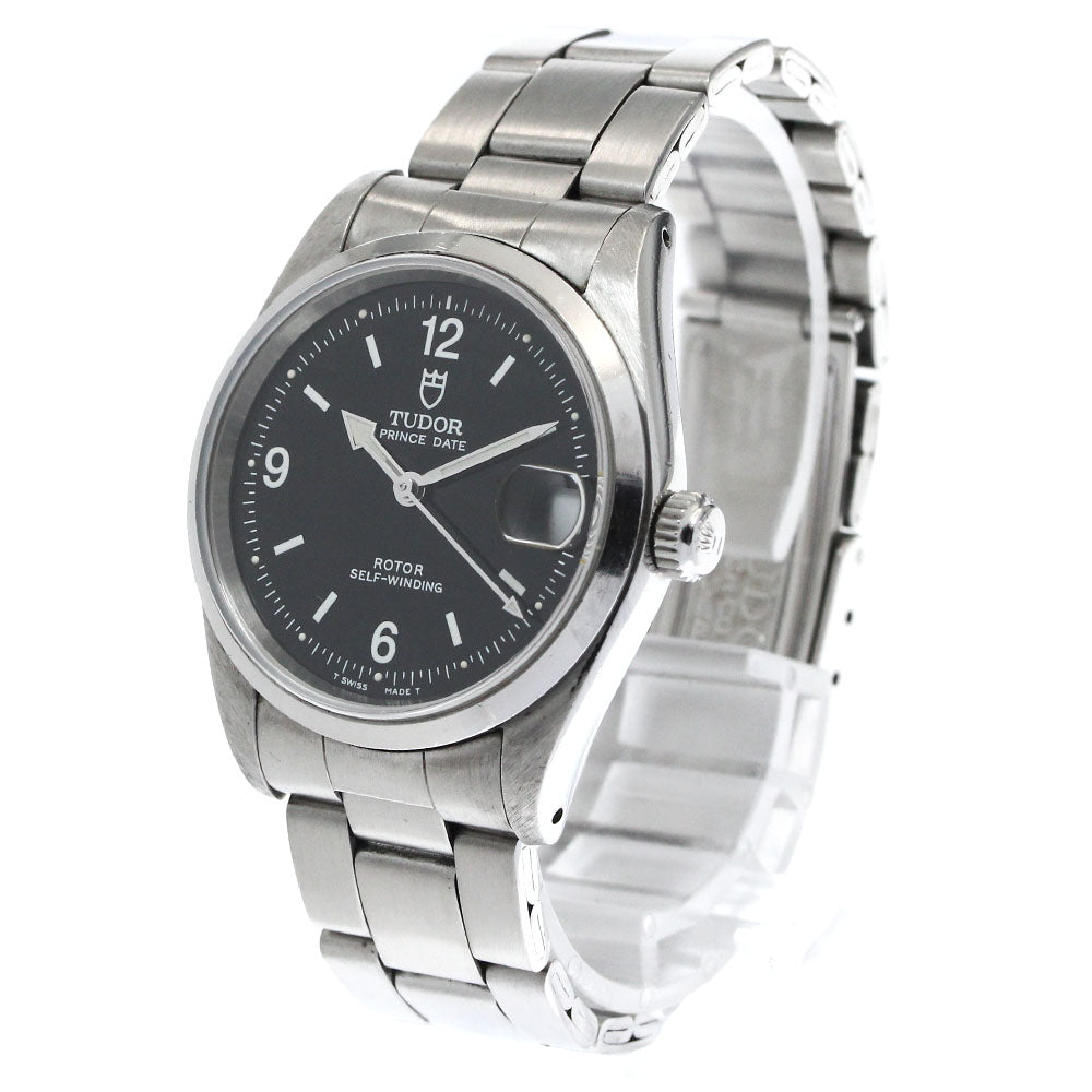 TUDOR Prince Date 72000 Black Dial Automatic Boy's Watch_880312