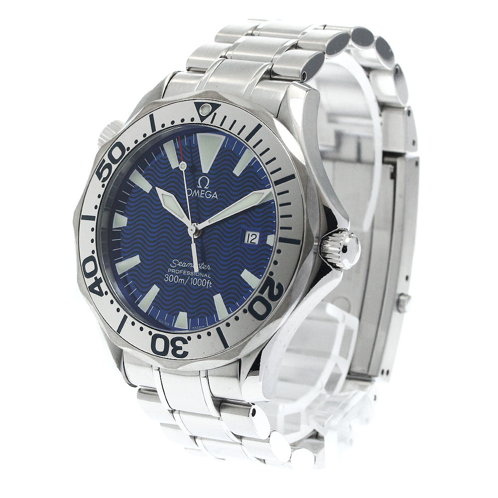 OMEGA Seamaster300 2265.80 Date blue Dial Quartz Men's Watch_880317