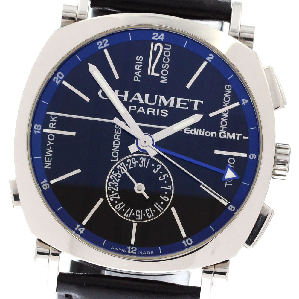 Chaumet Dandy W11292-32A GMT black Dial Automatic Men's Watch_880328