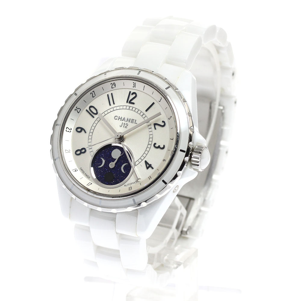 CHANEL J12 Fars de Lune H3404 Moon phase white Dial Automatic Men's Watch_880349