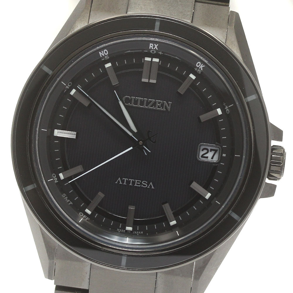 CITIZEN Attesa ACT Line CB3035-72E Date Solar Powered Radio Men's Watch_880355