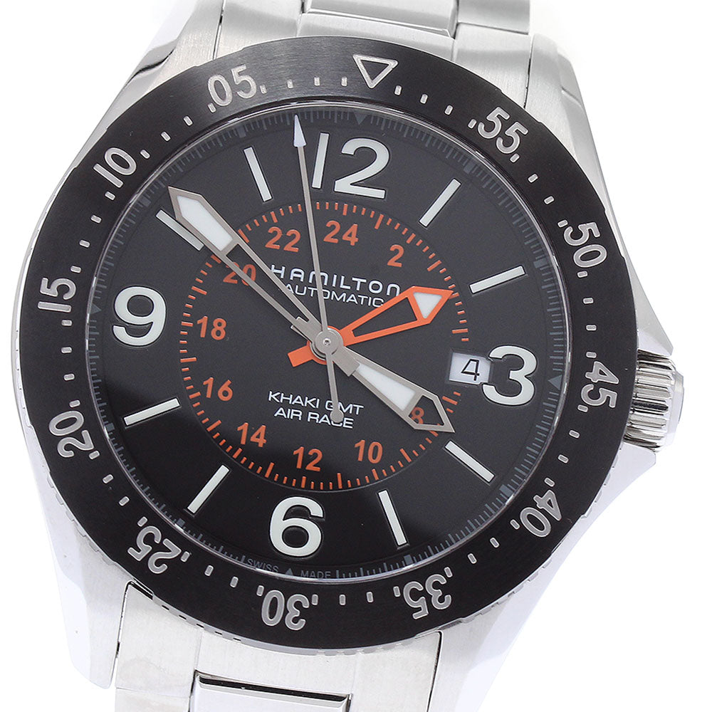 HAMILTON Khaki Aviation Pilot H767550 GMT black Dial Automatic Men's_880356