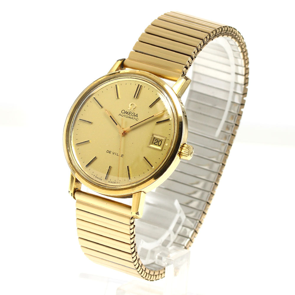 OMEGA De Ville 166.0161 Cal.1012 Date gold Dial Automatic Men's Watch_880365
