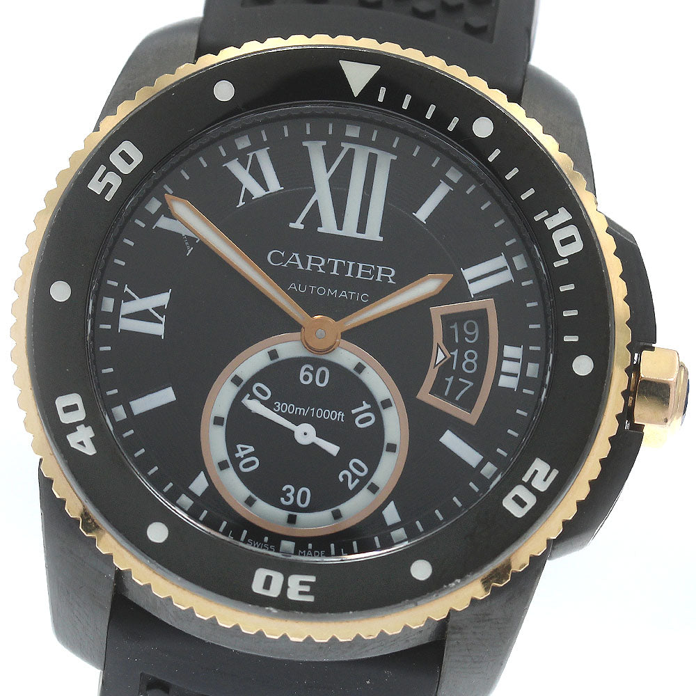 CARTIER Calibur-de-Cartier diver CRW2CA0004 Date Automatic Men's Watch_880385