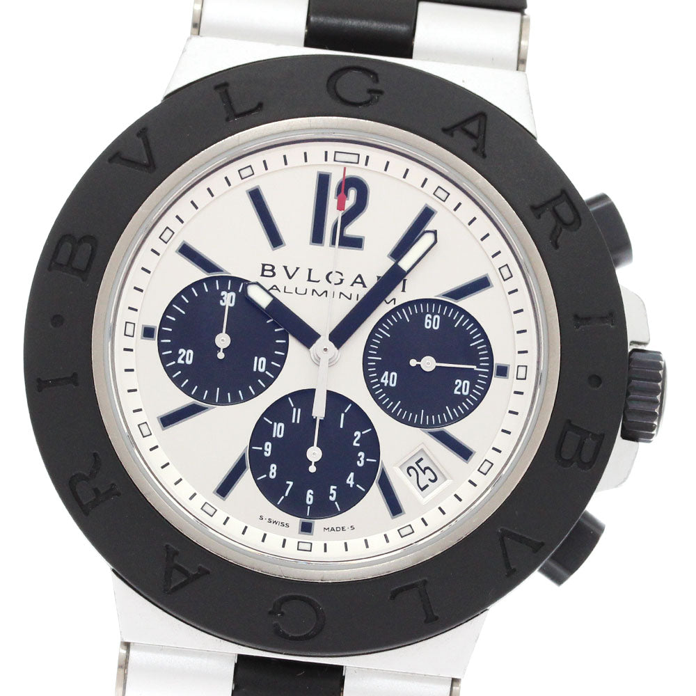BVLGARI aluminum AC44TA Chronograph Automatic Men's Watch_880394
