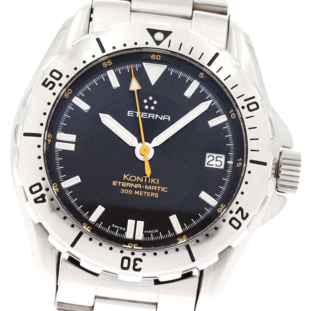 Eterna Eternamatic Kontiki 1580.41 Date black Dial Automatic Men's Watch_880405