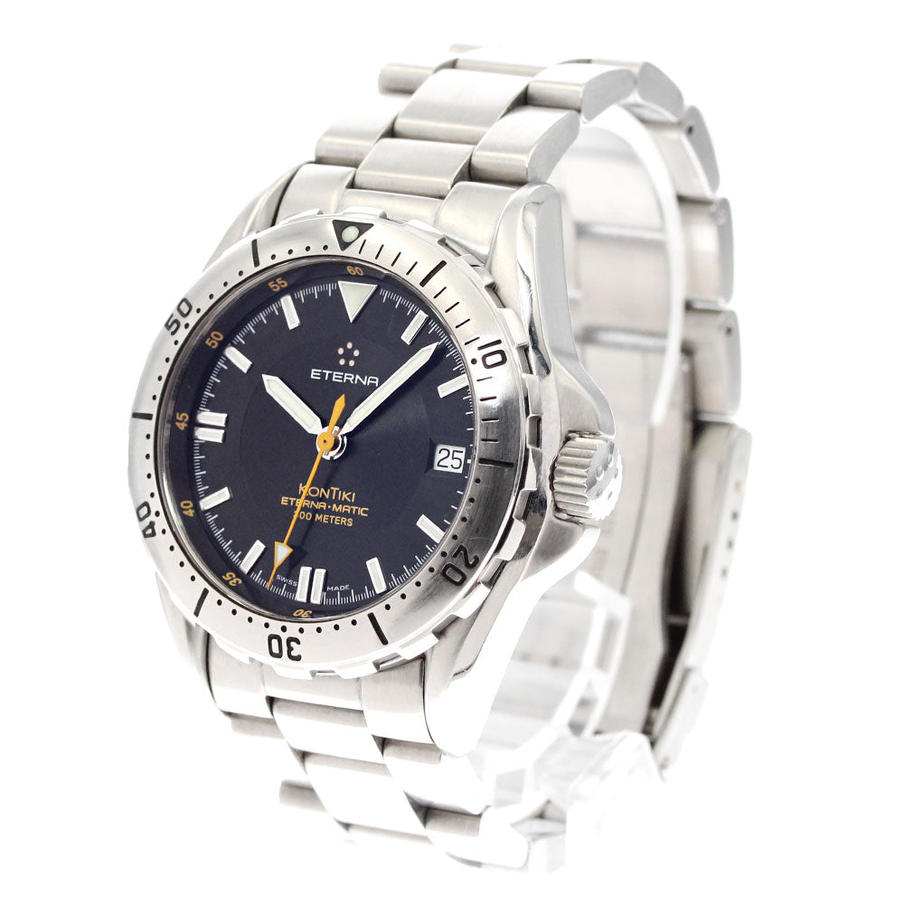 Eterna Eternamatic Kontiki 1580.41 Date black Dial Automatic Men's Watch_880405