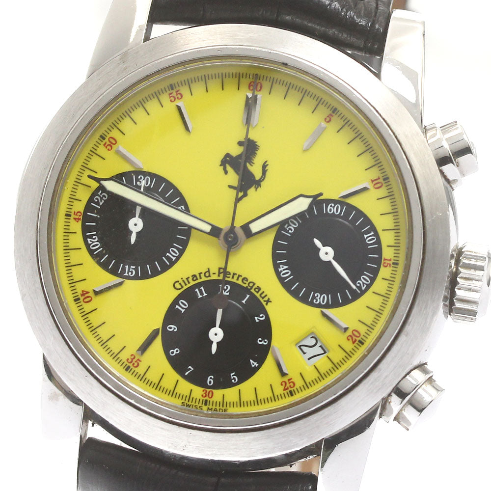 GIRARD PERREGAUX Ferrari 8020 Chronograph yellow Dial Automatic Men's Watch_880411