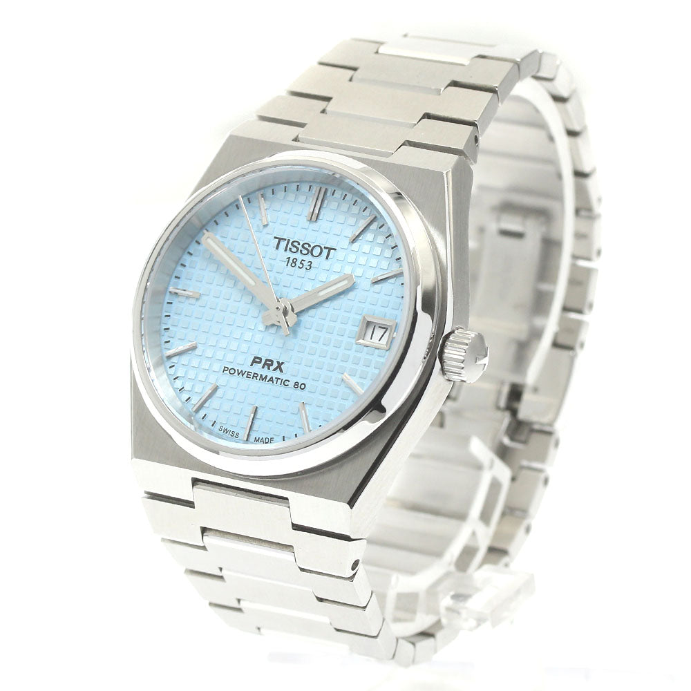 TISSOT PRX Powermatic 80 T137207 Date Ice blue Dial Automatic Men's Watch_880428