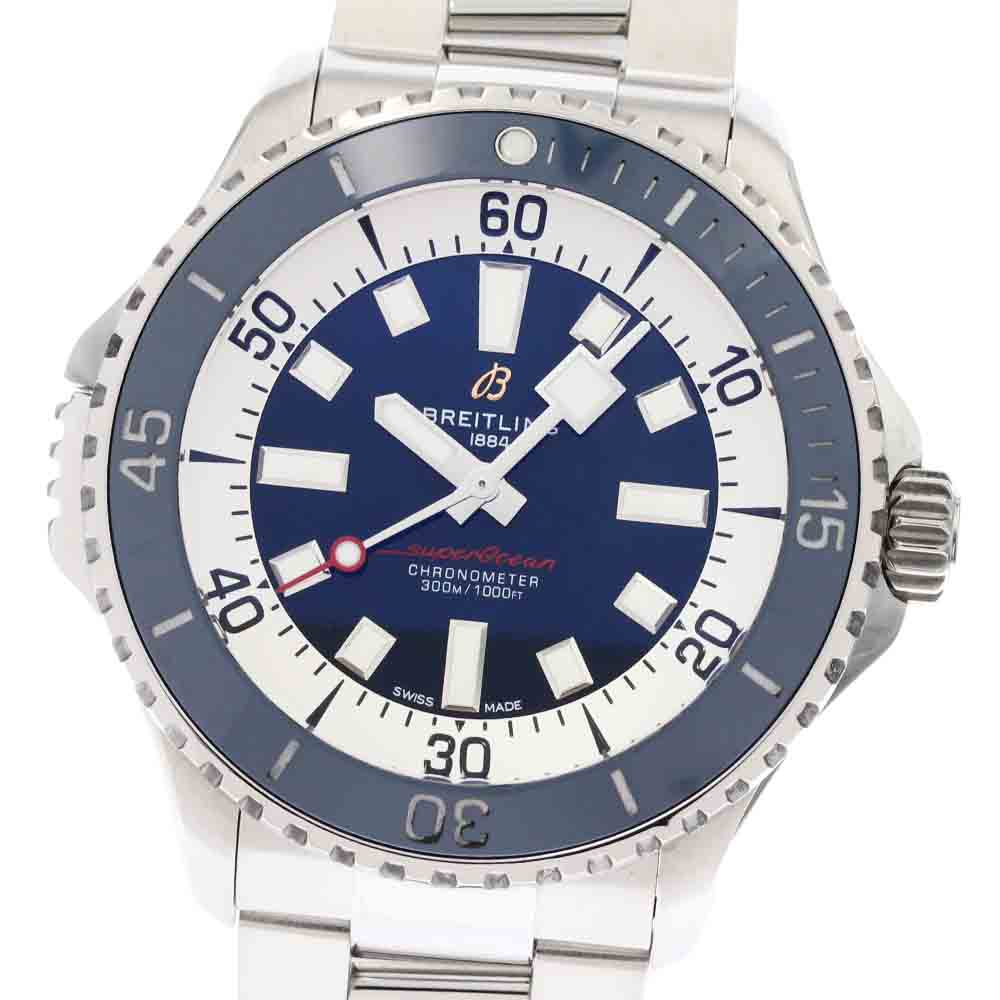 BREITLING Superocean Automatic 46 A17378 Navy Dial Automatic Men's Watch_880438