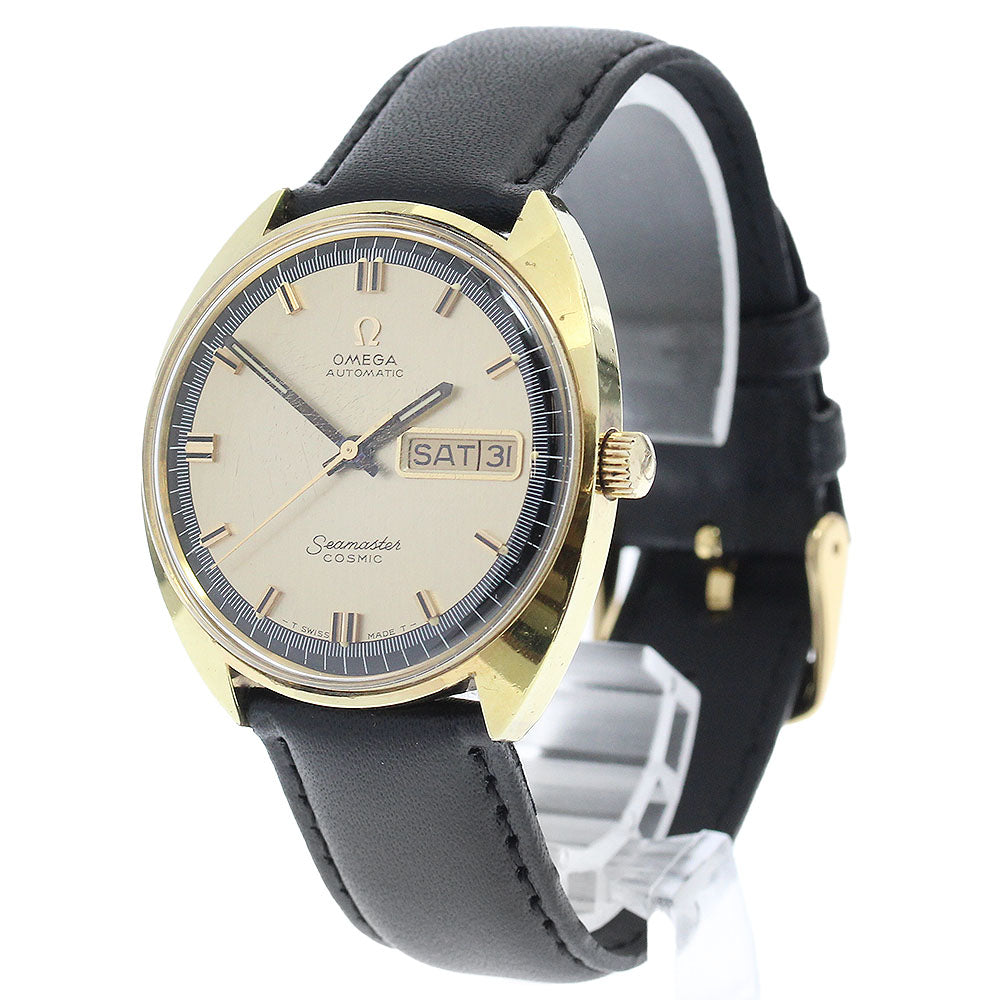 OMEGA Seamaster cosmic Day date gold Dial Automatic Men's Watch_880458