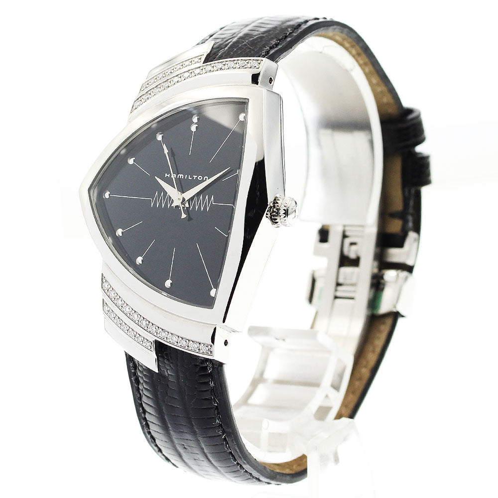 HAMILTON Ventura H244610 Rug diamond black Dial Quartz Men's Watch_880479