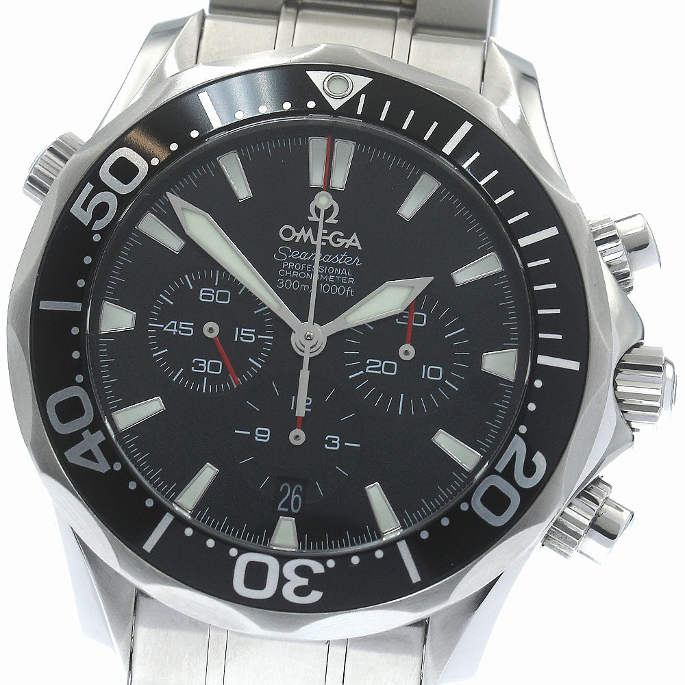 OMEGA Seamaster300 2594.52 Chronograph Date black Dial Automatic Men's_880484