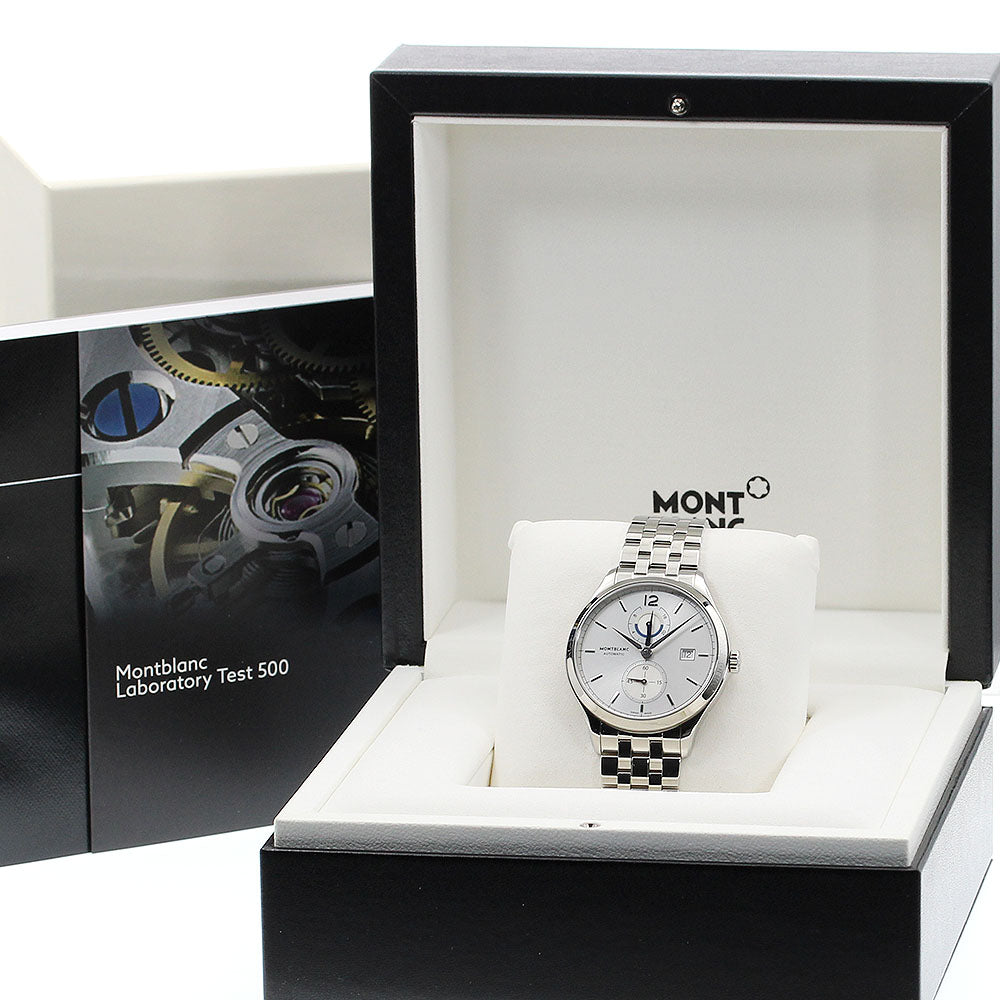 MONTBLANC Heritage Chronometry MB112648 Date Silver Dial Automatic Men's_880505