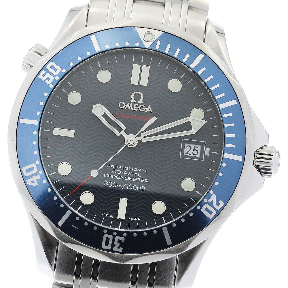 OMEGA Seamaster300 2220.80 Date Co-Axial Navy Dial Automatic Men's Watch_880513