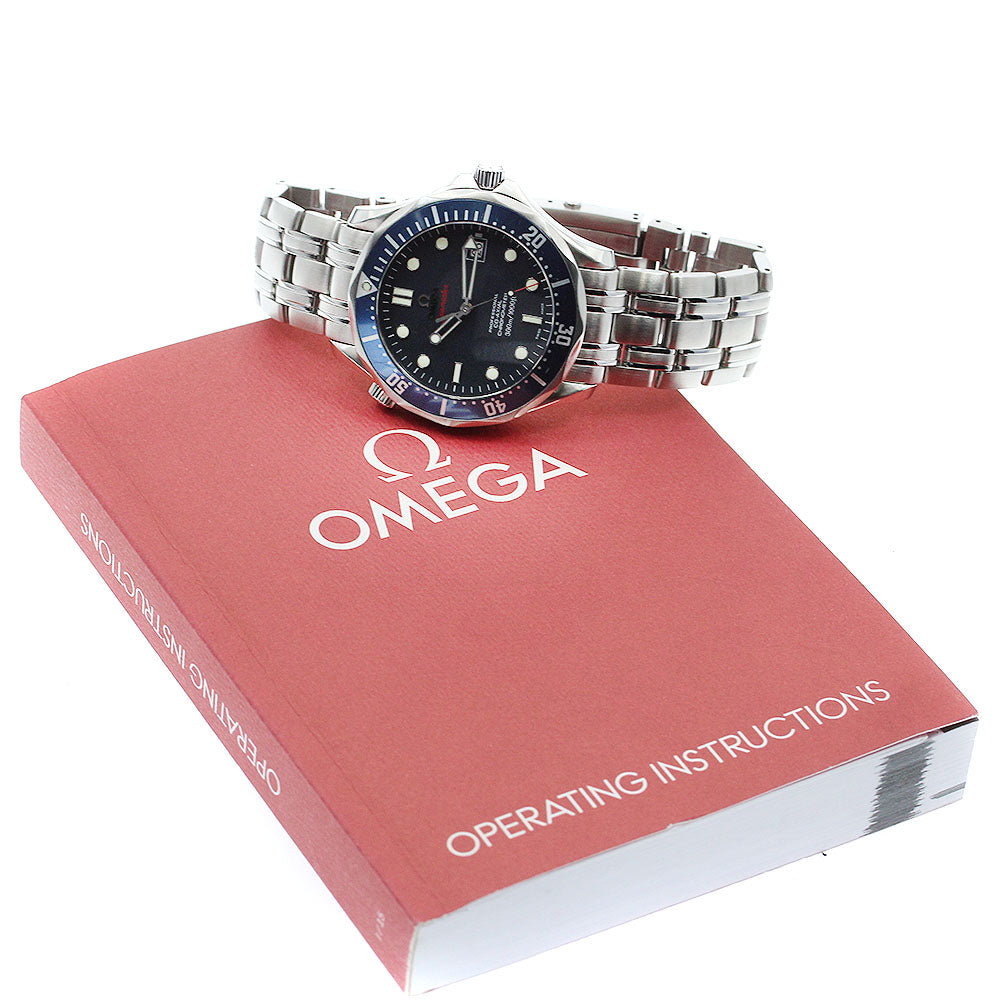 OMEGA Seamaster300 2220.80 Date Co-Axial Navy Dial Automatic Men's Watch_880513