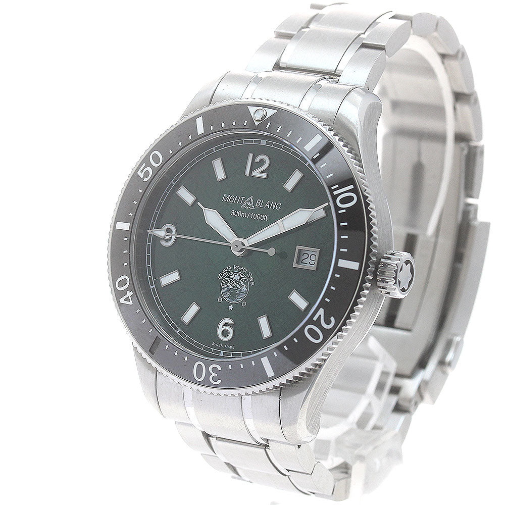 MONTBLANC 1858 Ice Sea MB130810 Date Green Dial Automatic Men's Watch_880518