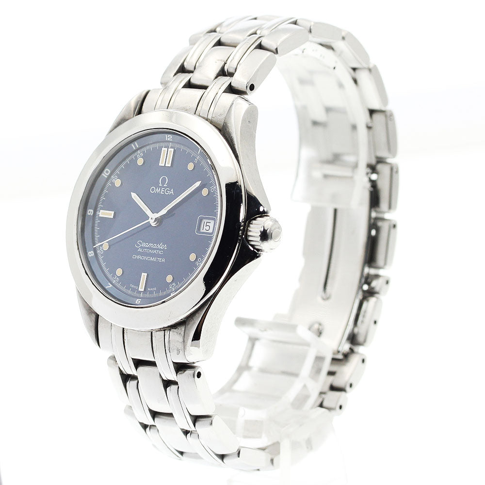 OMEGA Seamaster120 2501.80 Date Navy Dial Automatic Men's Watch_880526