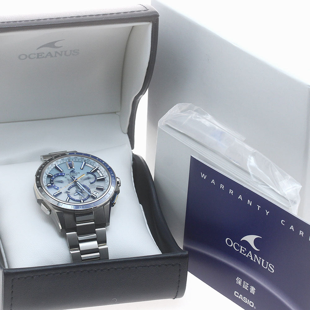CASIO Oceanus OCW-G1100C-7AJF GPS hybrid Solar Powered Radio Men's Watch_880541