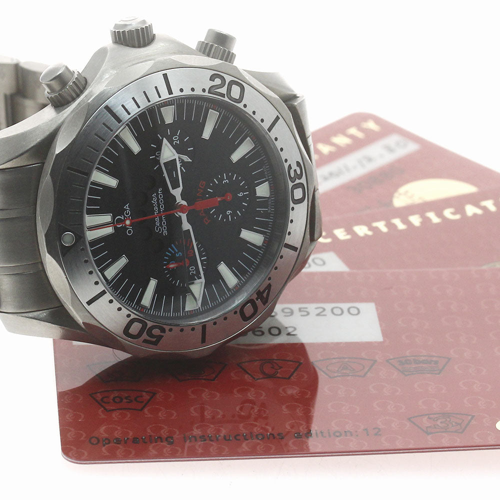 OMEGA Seamaster300 racing 2269.52 Chronograph black Dial Automatic Men's Watch_880546