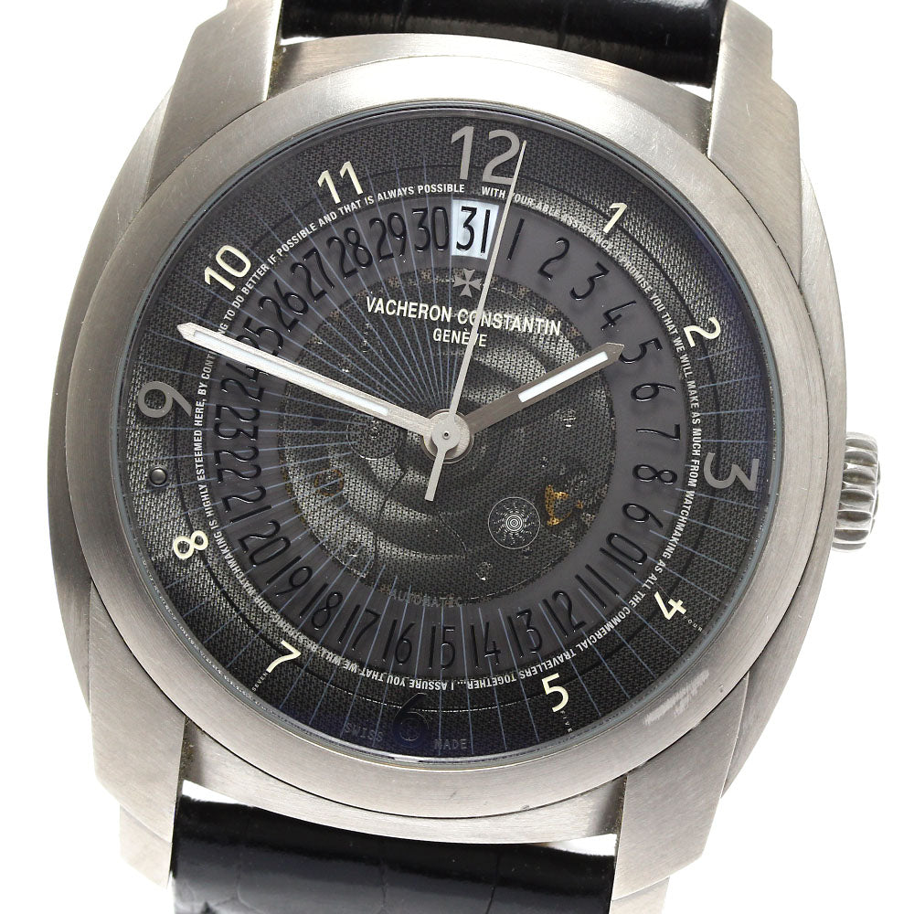 VACHERON CONSTANTIN que de l'il 86050/000T-9343 Date black Dial Automatic Men's Watch_880552