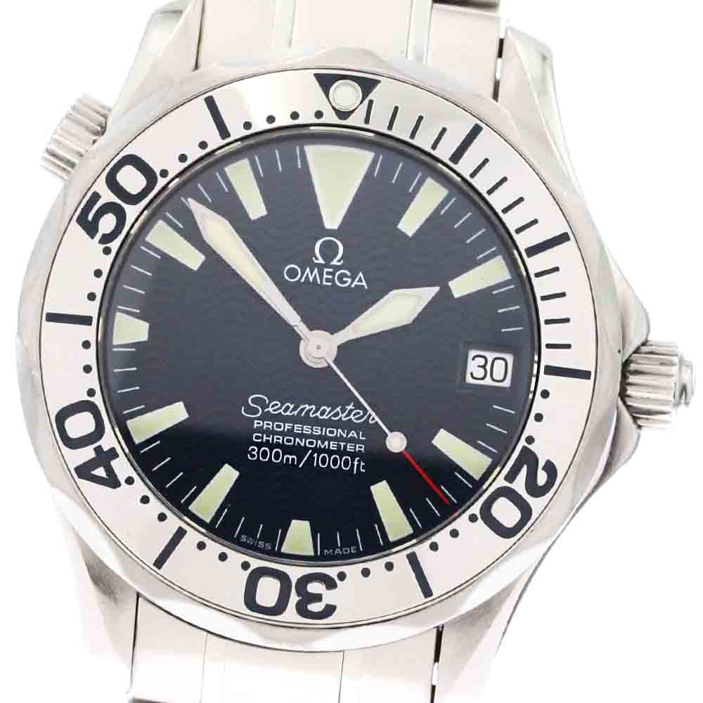 OMEGA Seamaster300 2253.80 Date blue Dial Automatic Boy's Watch_880584