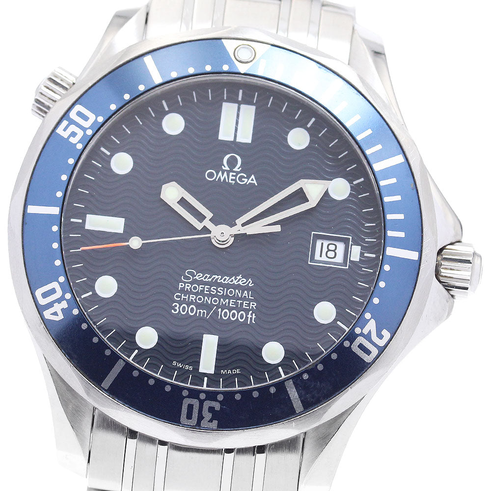 OMEGA Seamaster300 2531.80 Date Navy Dial Automatic Men's Watch_880706