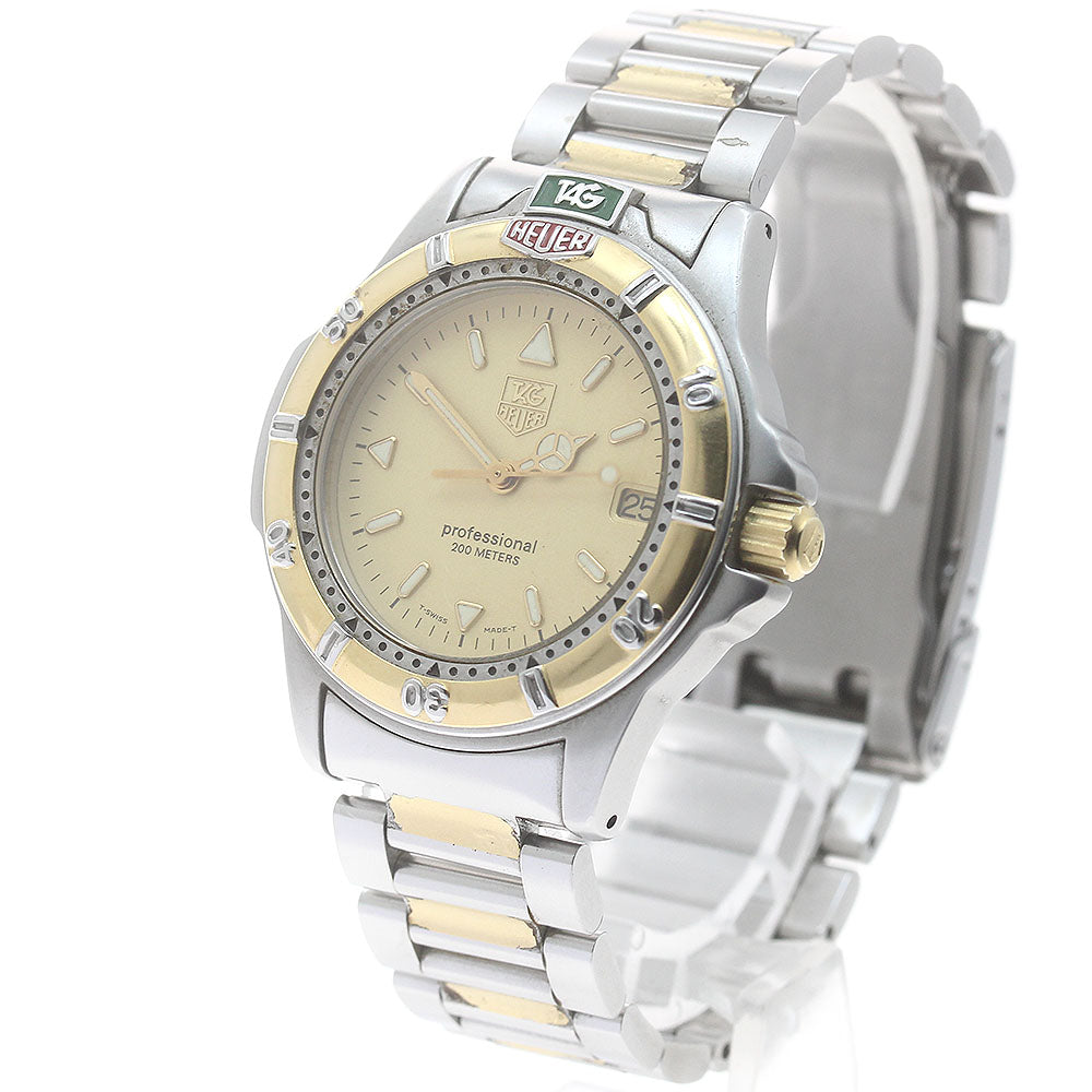 TAG HEUER Professional 200 m WF1221-K0 gold Dial Quartz Boy's Watch_880716