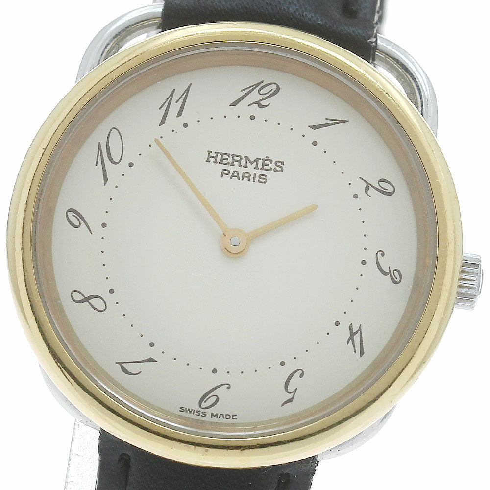 HERMES Arceau beige Dial Quartz Boy's Watch_880722