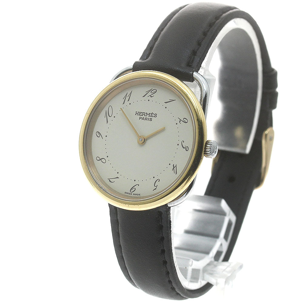 HERMES Arceau beige Dial Quartz Boy's Watch_880722