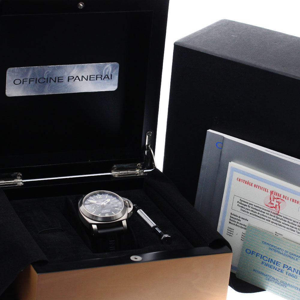 PANERAI Luminor PAM00089 GMT gray Dial Automatic Men's Watch_880759