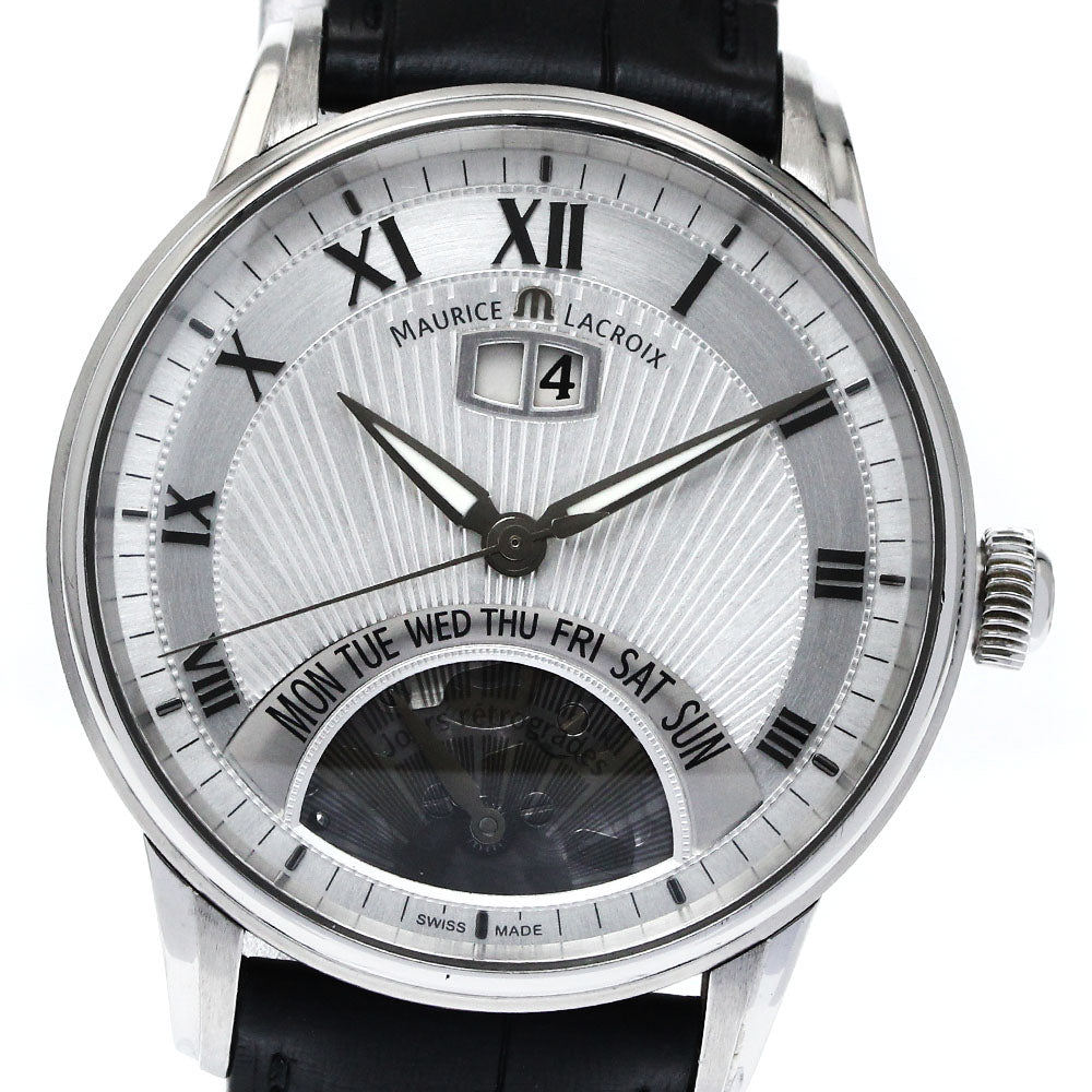 MAURICE LACROIX Masterpiece joule retrograde MP6358 black Dial Automatic Men's Watch_880760