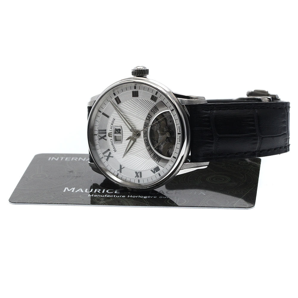 MAURICE LACROIX Masterpiece joule retrograde MP6358 black Dial Automatic Men's Watch_880760