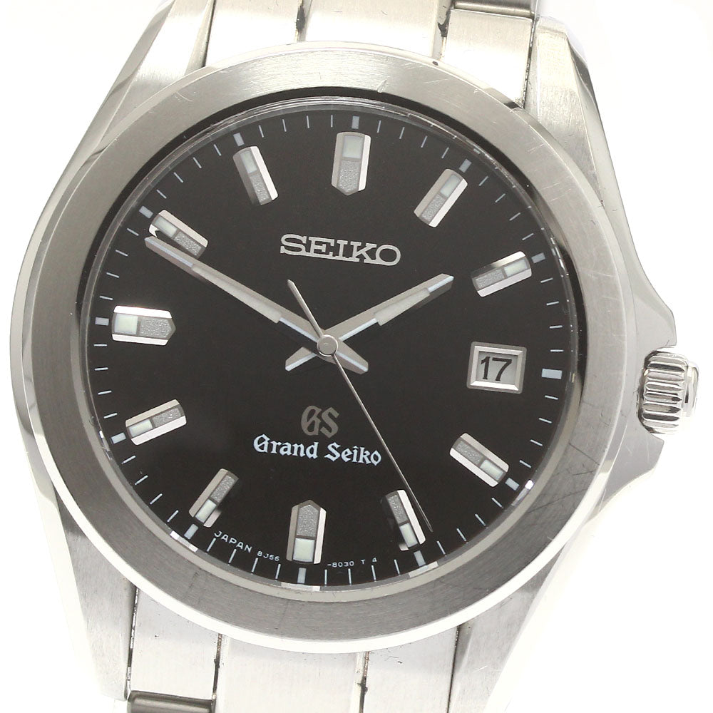 SEIKO Grand Seiko SBGF021/8J56-8020 Date black Dial Quartz Men's Watch_880779