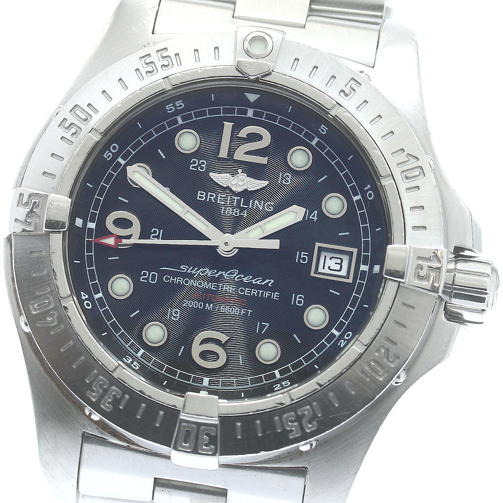 BREITLING Super Ocean A17390 Date black Dial Automatic Men's Watch_880785