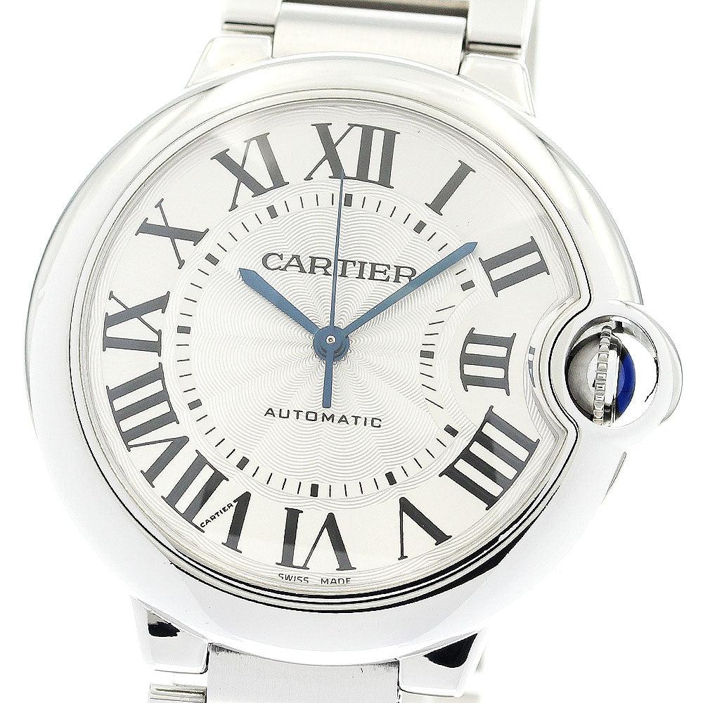 CARTIER Baron Blue MM W6920046 Silver Dial Automatic Boy's Watch_880810