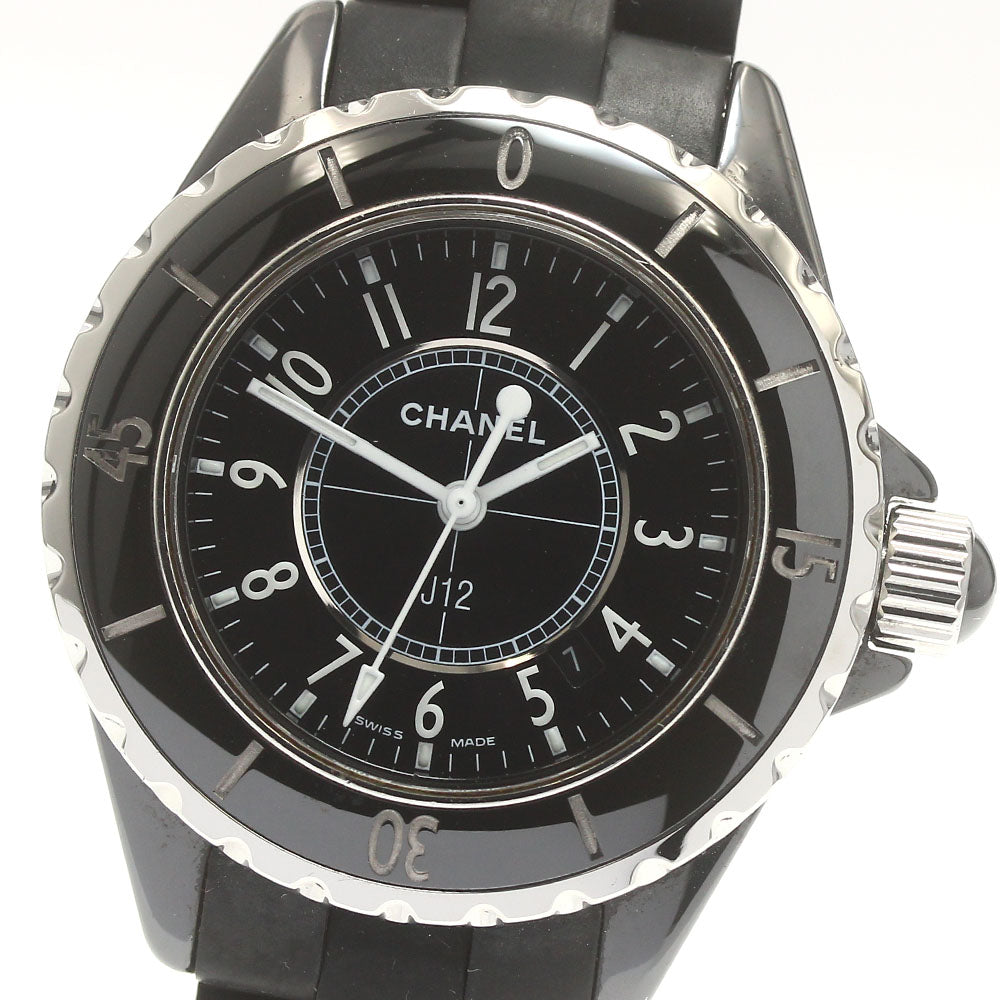 CHANEL J12 H0681 Black ceramic black Dial Quartz Ladies Watch_880815