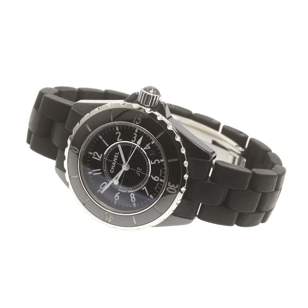 CHANEL J12 H0681 Black ceramic black Dial Quartz Ladies Watch_880815