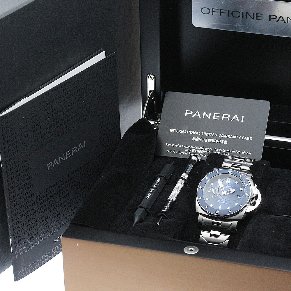 PANERAI Submersible BlueNotte PAM01068 Small Second Automatic Men's Watch_880820