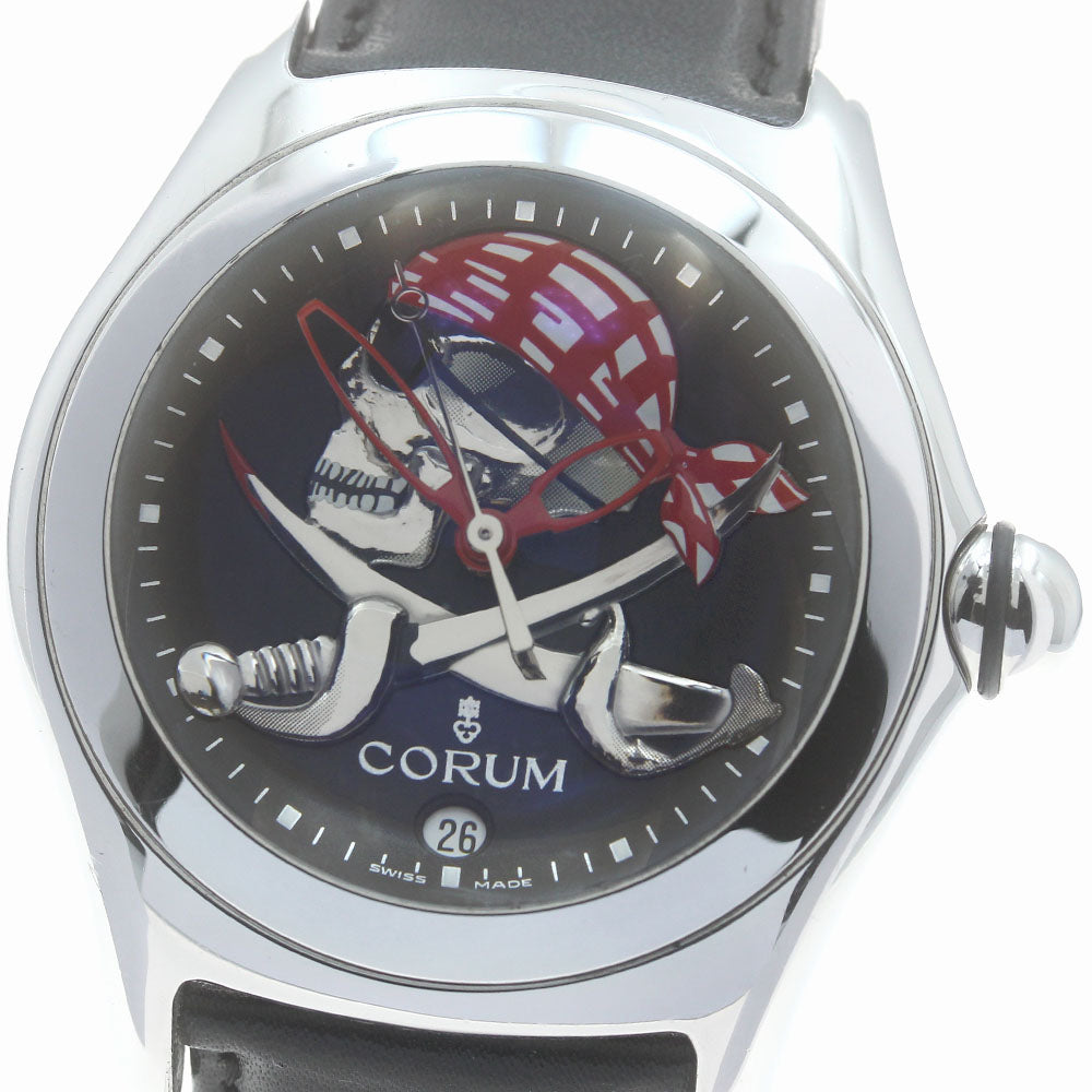 CORUM bubble private skull 082.150.20 Date black Dial Automatic Men's_880849