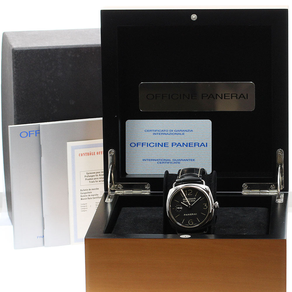 PANERAI Radiomir Black Seal PAM00183 Small seconds black Dial Hand Winding Men's Watch_880853