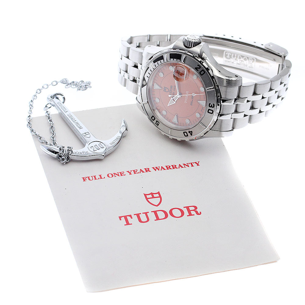 TUDOR Prince Date Hydronaut 89190 Tiger Orange Dial Automatic Men's Watch_880855