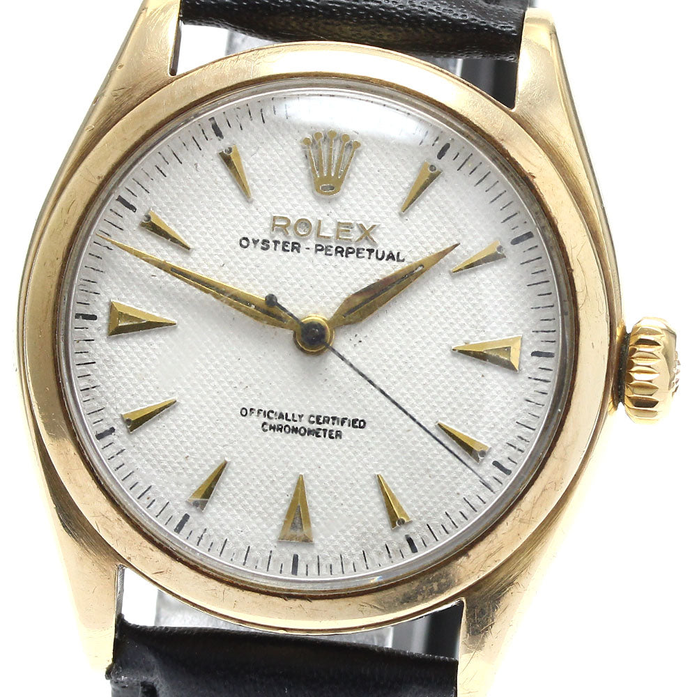 ROLEX 6084 K14YG Redundant Dial white Dial Automatic Men's Watch_880908