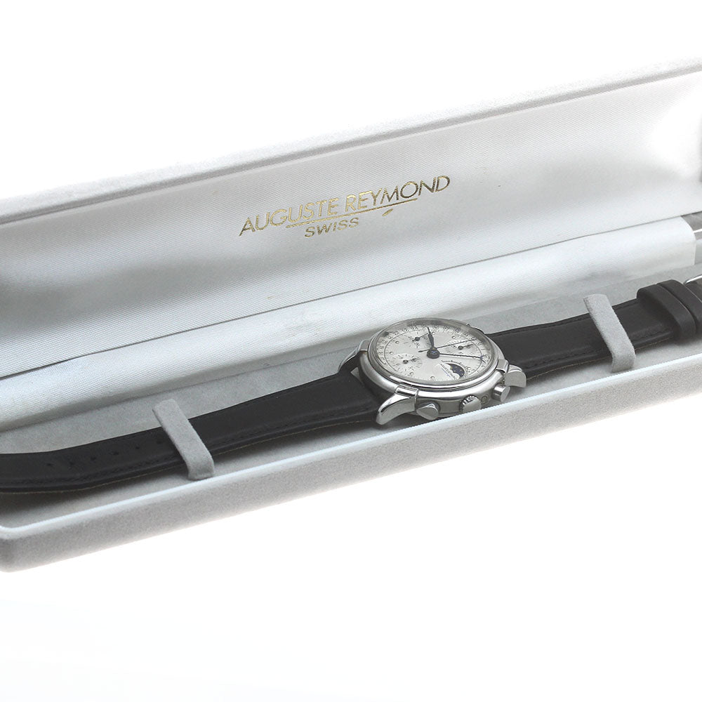 Auguste Reymond Chronograph Moon Phase Silver Dial Automatic Men's Watch_880928