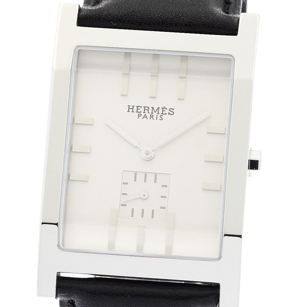 HERMES tandem TA1.810 Small seconds Silver Dial Quartz Men's Watch_880950