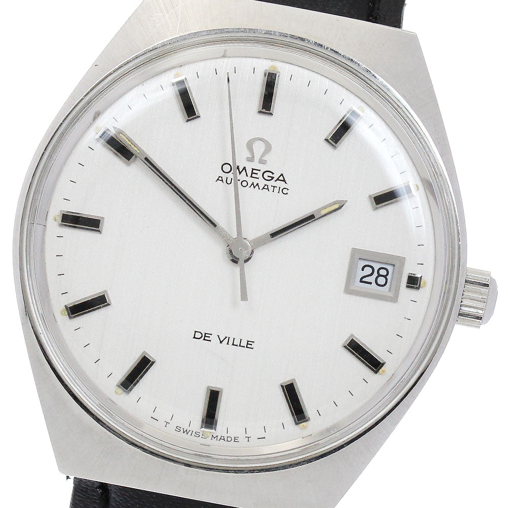 OMEGA De Ville 166.051 Date Silver Dial Automatic Men's Watch_880960
